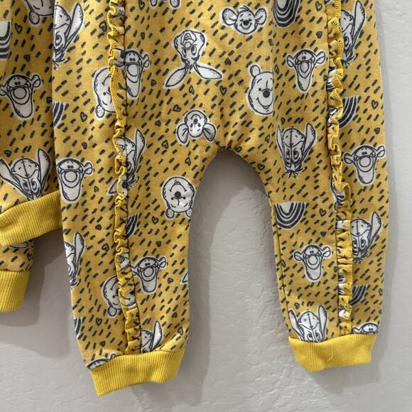Disney Baby Yellow Winnie the Pooh Bear Sweatsuit Set - Picture 6 of 10